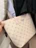 Kappa卡帕 正品托特包女大容量通勤单肩包手提电脑包七夕情人节礼物 桃气奶芙粉礼盒套装 实拍图