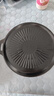 麦饭石烤肉盘家用不粘锅铁板烧韩式烤肉锅电磁炉卡式炉户外烤盘 太阳花烤盘 28cm 实拍图