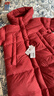 雪中飞新款女士长款连帽过膝羽绒服休闲加厚保暖时尚休闲 铁锈红|1177 XL 170/92A 实拍图