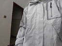 JEEP SPIRIT吉普冲锋衣男春秋冬夹克防风外套三合一连帽登山服 银灰 XL 实拍图