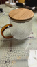 忆壶茶（YIHUTEA）茶杯玻璃茶具加厚喝水杯子茶水分离杯带过滤耐高温男女泡茶马克杯 【升级锤纹】泡茶杯400ml 实拍图