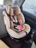 贝蒂乐（happybe）儿童安全座椅0-12岁婴儿宝宝汽车用360°旋转ISO硬接口车载安全椅 香槟金【isofix+latch+支撑腿】 实拍图