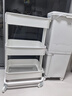 宜家（IKEA）拉斯克家居小推车三层置物架移动茶水桌客厅咖啡桌厨房储物收纳架 白色大号 35*45*77cm 实拍图