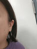 彩莱娅S925银十字架耳钉男士潮牌朋克风单只耳环女生气质耳坠养耳洞耳饰 十字架流苏耳钉单只 925银 实拍图