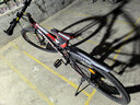 金武端自行车成人山地车公路赛车单车骑行变速超轻越野中学生初中青少年 顶配版-辐条轮-黑红色 27.5寸21速 实拍图