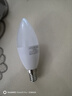雷士照明（NVC）雷士照明led灯泡节能灯e14螺口家用吊灯光源高亮白色尖泡蜡烛灯 【E14尖泡】7.5瓦 暖白光 4000K 实拍图