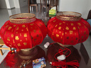 新新精艺新年灯笼仿羊皮大红灯笼春节过年装饰阳台大门福字店铺商场宫灯 实拍图