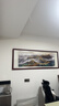 良品大师山水画办公室挂画中式客厅装饰画万里长城靠山图茶室字画风景壁画 万里长城A3 70*190cm宣纸锦绫+有机玻璃+红褐色实木框（热卖款） 实拍图