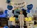 多美忆生日场景布置男孩儿童生日数字气球5岁氛围道具布置派对装饰蓝色 实拍图