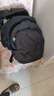 双星书包初中女背包大容量高中大学生双肩包校园简约百搭耐磨防泼水 黑色（带黑球挂件） 实拍图