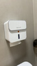 佳帮手卫生间纸巾盒 免打孔厕纸盒壁挂厕所纸巾架沥水马桶刷 实拍图