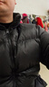 网易严选25新品90鸭绒超蓬羽绒服休闲面包服石墨烯保暖轻量抗菌防泼水 A款25迭代-静谧黑（立领） M 实拍图