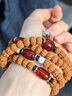 妍韵珠宝满肉小金刚菩提子手串108颗文玩佛珠念珠把件玛瑙男女士手链 8mm 实拍图