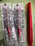 百乐（PILOT）按动可擦中性笔子弹头签字笔温控可擦水笔学习文具套装LFBK-23EF+BLS-FR5 0.5mm红色1笔+3芯 实拍图