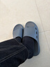 京东京造【3.5cm踩屎感】eva厚底拖鞋男士防臭休闲凉拖鞋 碳灰 42-43 实拍图