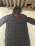 京东京造羽绒服男鸭绒加厚防寒工装面包服防泼水冬季外套中长款 灰色 XL 实拍图