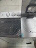 奥克斯（AUX）洗衣机半自动家用双缸双桶大容量小型租房宿舍波轮双杠强力去污省水电 16.5公斤【洗10+脱6.5+终生联保】黑色 双缸 实拍图