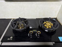 樱花雪燃气灶双灶家用猛火灶天然气灶煤气灶防干烧5.2kw大火力不锈钢液化气灶罐装专用台式嵌入式灶具 【微晶纳米玻璃】鸳鸯九腔直喷定时款+全铜火盖 天然气 实拍图