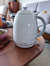 北鼎（Buydeem）电热水壶便携式家用便携式烧水壶全自动一体炫彩304不锈钢调温高颜值热水壶热电水壶 K640C雪地白 实拍图