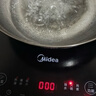 美的（Midea）家用电磁炉电陶炉电池炉2200W大功率猛火新型电磁灶一体微晶面板爆炒炒菜智能定时火锅炉MC-22MB06 实拍图