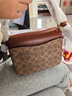 蔻驰（COACH）【礼物】经典标志CASSIE19号单肩斜挎包翻盖冬季女包 棕黄色锈色（新版） 实拍图