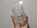 宝石纹玻璃杯INS风高颜值洋酒杯透明家用加厚鸡尾酒调酒啤酒杯子 宝石杯200ml*1 实拍图