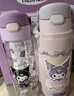膳魔师库洛米礼盒学生保温杯316L 500ml 粉+Tritan儿童直饮杯600ml 紫 实拍图
