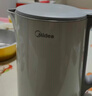 美的（Midea）电热水壶家用烧水壶年货泡茶0涂层食品级304不锈钢自动断电双层防烫全钢无缝1.5L大容量 MK-HJ1566 实拍图
