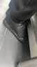 布艺庭厨师皮鞋男士防油厨房防水防滑纯黑色休闲上班工作春秋夏季板鞋子 V02黑色 43 实拍图