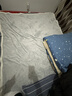 洁丽雅（Grace）10A抗菌兔毛绒毛毯加绒加厚被子毯子铺床 灰1.5米 实拍图