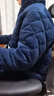 芬腾睡衣男防静电三层夹棉秋冬新款挡风拉链长袖家居服套装 实拍图