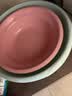 爱丽思（IRIS）洗脸盆洗脚盆泡脚盆加厚婴儿童面盆洗脸洗手盆厨房洗菜盆洗脚盆丝 爆*米色【直径32厘米】底部带防滑橡胶 实拍图