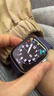 Apple/苹果 【新年礼】Watch S11 智能手表GPS款42毫米银色铝金属表壳雾紫色运动型表带S/M 实拍图