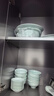 景德镇（jdz）陶瓷餐具套装家用中式影青碗盘餐具简约纯色碗碟高档乔迁礼物流影 实拍图