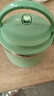 饭盒带盖上班族层层保温密封饭盒不锈钢饭盒大容量学生女便当盒 【浅绿色】单层饭盒 实拍图