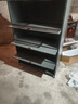 帅仕厨房置物架落地餐边橱柜收纳柜子储物柜碗筷柜微波炉烤箱架锅架 【隐私柜门】灰5层长100深44丨一体立柱丨双通电线孔 实拍图