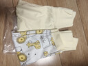 舒贝怡2条装婴儿裤子春夏款男女童宝宝高腰护肚睡裤纯棉儿童秋裤黄80CM 实拍图