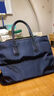 元本良厂 牛津布尼龙女包配皮时尚 大包 女神节复古手提单肩OL通勤女包 蓝色  YKK拉链 实拍图