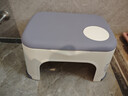 维简凳子小板凳家用儿童塑料矮凳 客厅浴室换鞋凳防滑小椅子 实拍图