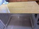 舒客艺家 电脑桌台式小户型小桌子家用学习桌写字办公书桌电竞长条桌子 木纹白架单桌100*60*74 加固电脑桌 实拍图