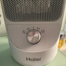 海尔（Haier）取暖器家用暖风机电热台式桌面电暖器省电小型烤火炉浴室婴儿热风机办公室暖脚神器卧室电暖风速热 【即开即热+广角送暖+多重防护】旋钮款HN1507 实拍图