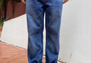 HLA海澜之家牛仔裤男三国演义直筒裤五袋款大码裤子男 实拍图