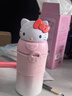 三丽鸥（SANRIO）凯蒂猫HelloKitty公仔背带保温杯316不锈钢吸管皮套生日礼物560ml 实拍图