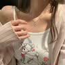 红笙s999纯银跳动的心项链女士生日礼物送女友老婆高级感锁骨链吊坠 【升降礼盒】心心相印心上人项链 实拍图