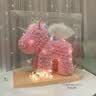 梵花恋歌永生花独角兽玫瑰花礼盒结婚生日七夕情人节礼物送女生女友老婆 【礼盒礼袋】40厘米天使皇冠少女粉生日礼盒灯组装好 实拍图