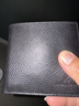 稻草人男士钱包短款商务头层牛皮横款两折票夹多卡位钱夹情人节礼物 实拍图