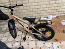 凤凰（Phoenix）儿童自行车男孩女孩脚踏车自行车3-12岁童车单车双碟刹带辅助轮 极氪一体轮+黄色+辅助轮（后座款） 20寸(适合130-150cm) 实拍图