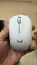 罗技（Logitech）M221 轻音鼠标 无线鼠标 办公鼠标 对称鼠标 带无线微型接收器 米白色 实拍图