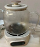 美的（Midea）花漾0胶水全玻璃全自动养生壶 多功能煮茶壶 母婴烧水壶恒温电热水壶煮茶器花茶壶1.2L YS12B102 实拍图
