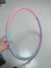 马丁兄弟 儿童呼啦圈幼儿园小学生初学者软绵表演圈 马卡龙拼色60cm 实拍图